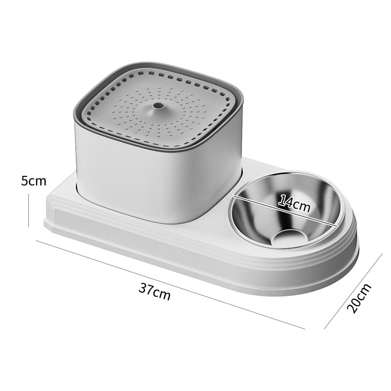 2in1 Cat Water Fountain Automatic