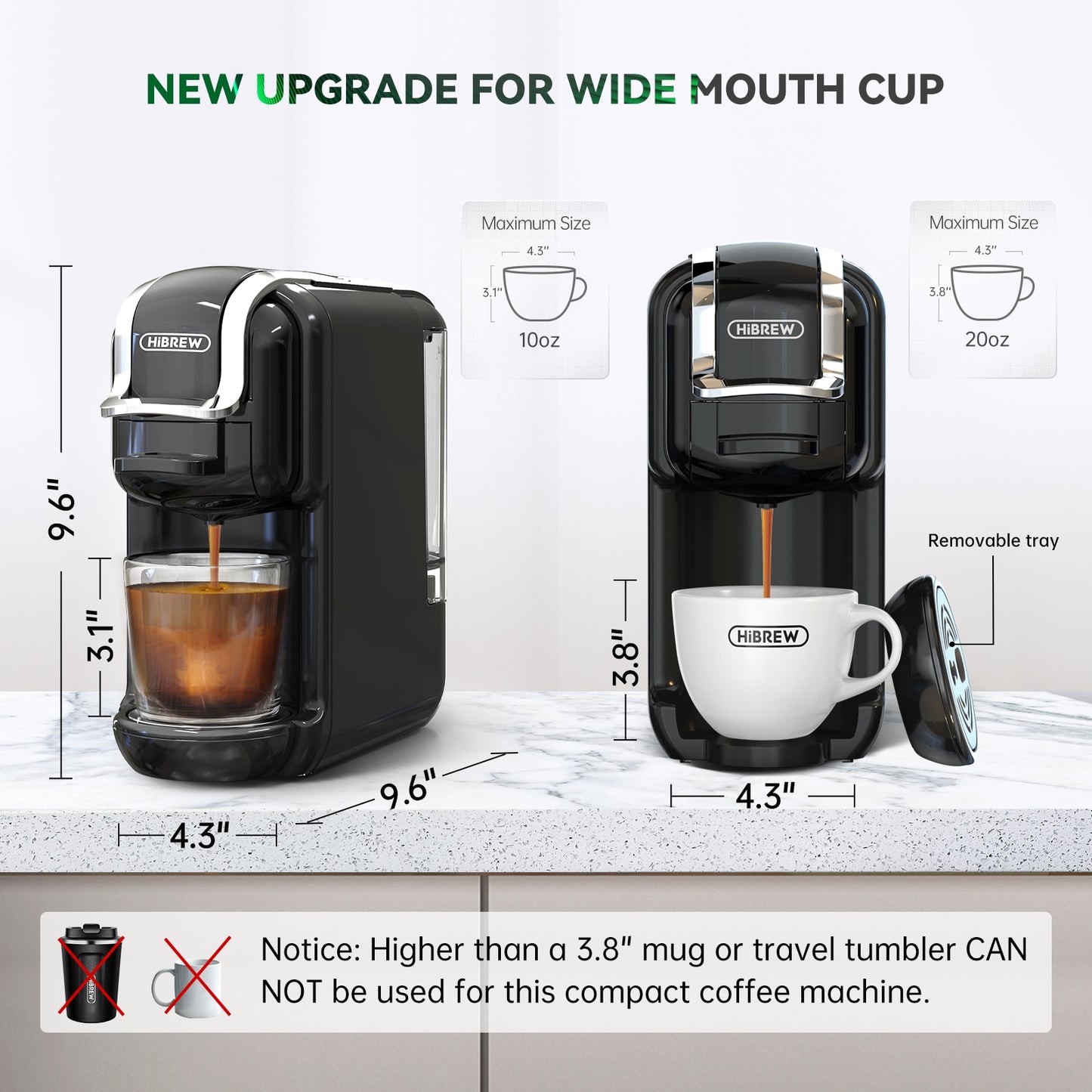 HiBREW 5 in 1 multiple capsule coffee machine